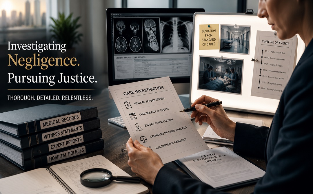 How a Miami Medical Malpractice Lawyer Investigates Negligence Case